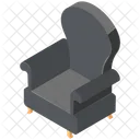 Chair Sofa Settee Icon