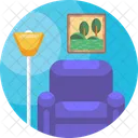 Abajur Abajur Sofa Ícone