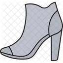 Icono De Relleno De Zapatos Icono