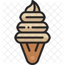 소프트 아이스크림 아이스크림 콘 아이콘