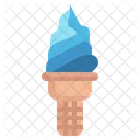 소프트 아이스크림 콘  아이콘