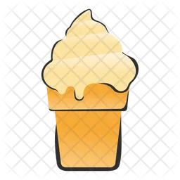 Soft serve ice cream  Icon