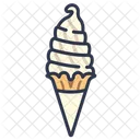 Dessert Vanille Milch Symbol