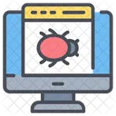 Software Bug Computer Web Icon