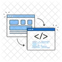 Software Coding Programming Code Writing Icon