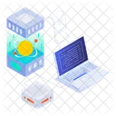 Software Coding Scripting Development Icon