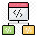 Software Connection Coding Icon