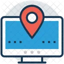 Online Mapa Servico Icon