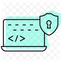 Software De Seguranca Cor Sombra Icone De Linha Fina Icon