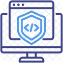 Softwareentwickler Schild Codierung Icon