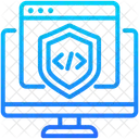 Softwareentwickler Schild Codierung Icon