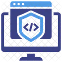 Softwareentwickler Schild Codierung Icon