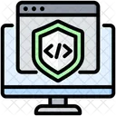 Softwareentwickler Schild Codierung Icon