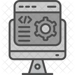 Software Developer Icon - Download in Dualtone Style