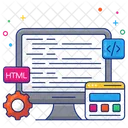 Web Coding Web Programming Software Development Icon