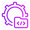 Software Development Data Storage Coding Icon