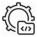 Software Development Data Storage Coding Icon