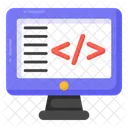Coding Software Development System Coding Icon