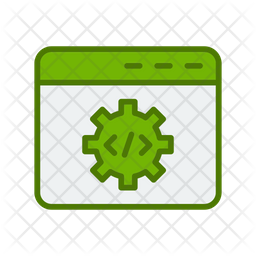 Software Development Icon - Download in Colored Outline Style