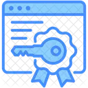Software License Key Security Icon