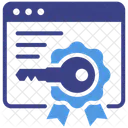 Software License Key Security Icon