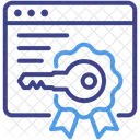 Software License Key Security Icon