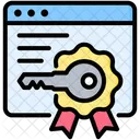 Software License Key Security Icon