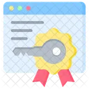 Software License Key Security Icon