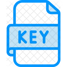 Software License Key File  Icon