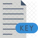 Software License Key File File File Type Icon
