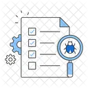 Software Testing Bug Fixing Debugging Process Icon