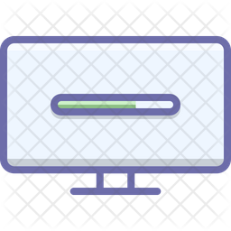 Software Update Icon - Download in Colored Outline Style