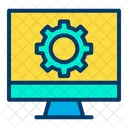 Computertechniker Labortechniker Softwareentwickler Symbol