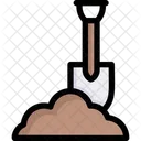 Soil and shovel Icon