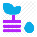 Soil Moisture Field Icon