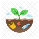 Waste Garbage Factory Icon