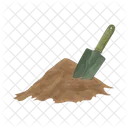 Soil Shovel Growth Tool Icon