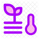 Soil Temperature Field Icon