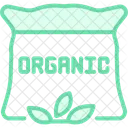 Soil With Organic Label Soil Organic Icon