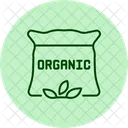 Soil With Organic Label Soil Organic Icon
