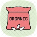 Soil With Organic Label Soil Organic Icon