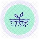 Soil With Roots Soil Roots Icon