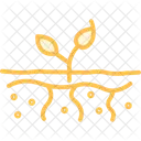 Soil With Roots Soil Roots Icon
