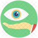 Soins Oculaires Yeux Mains Icône