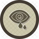 Oeil Pollen Allergie Vision Optique Vue Oculaire Globe Oculaire Vue Vue Soins Oculaires Icône