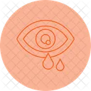 Oeil Pollen Allergie Vision Optique Vue Oculaire Globe Oculaire Vue Vue Soins Oculaires Icône