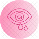 Oeil Pollen Allergie Vision Optique Vue Oculaire Globe Oculaire Vue Vue Soins Oculaires Icône