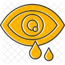 Oeil Pollen Allergie Vision Optique Vue Oculaire Globe Oculaire Vue Vue Soins Oculaires Icône