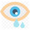Oeil Pollen Allergie Vision Optique Vue Oculaire Globe Oculaire Vue Vue Soins Oculaires Icône
