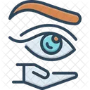 Soin des yeux  Icône